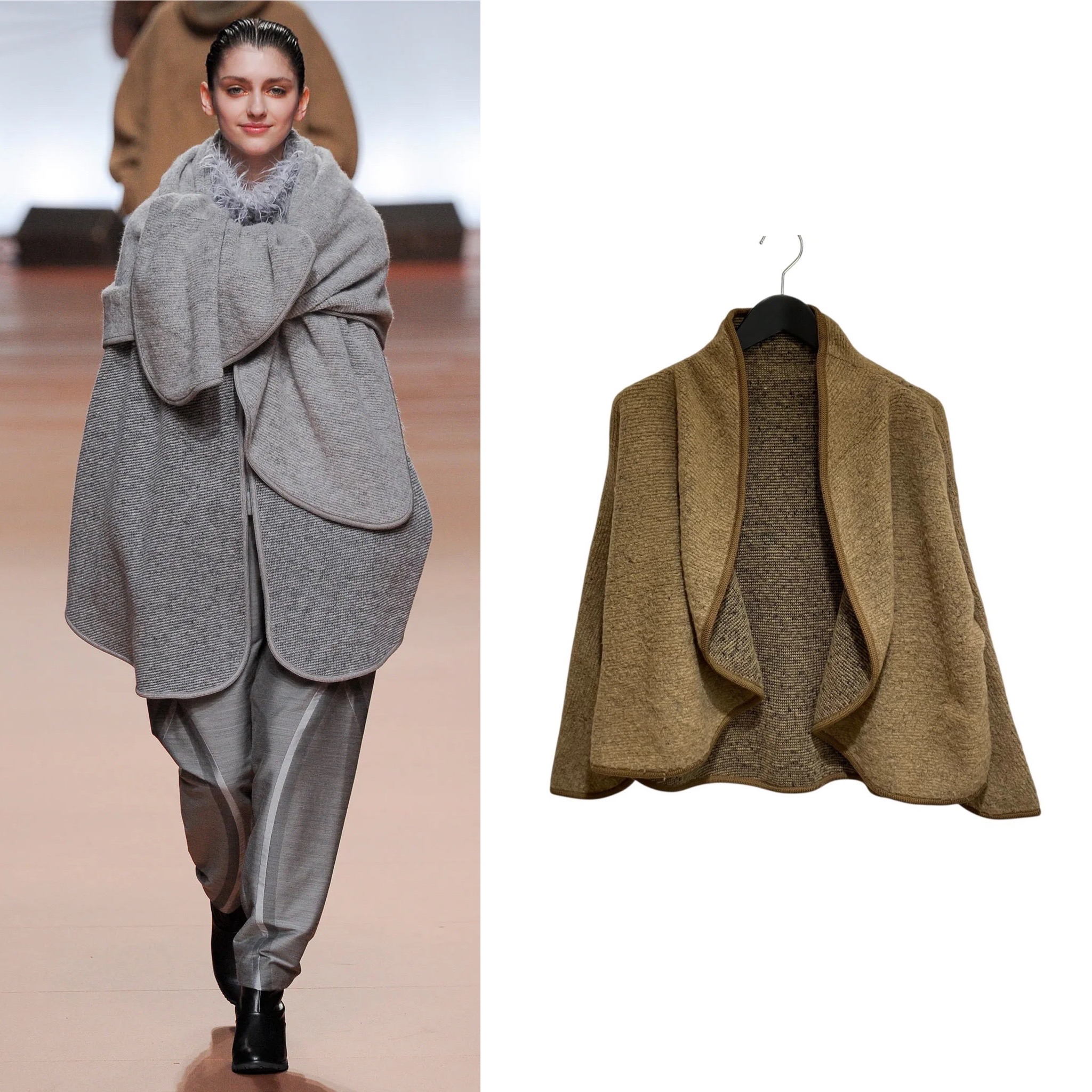 ISSEY MIYAKE 14aw 立体针织开衫