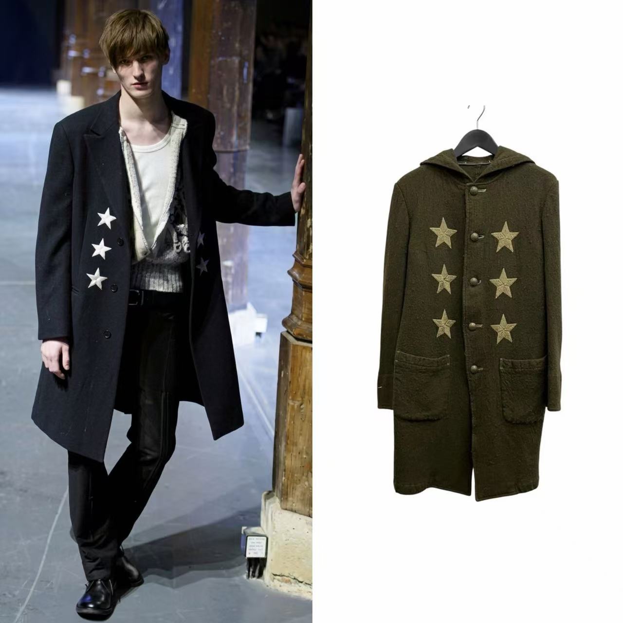 Yohji Yamamoto pour homme 06aw 星星刺绣大衣