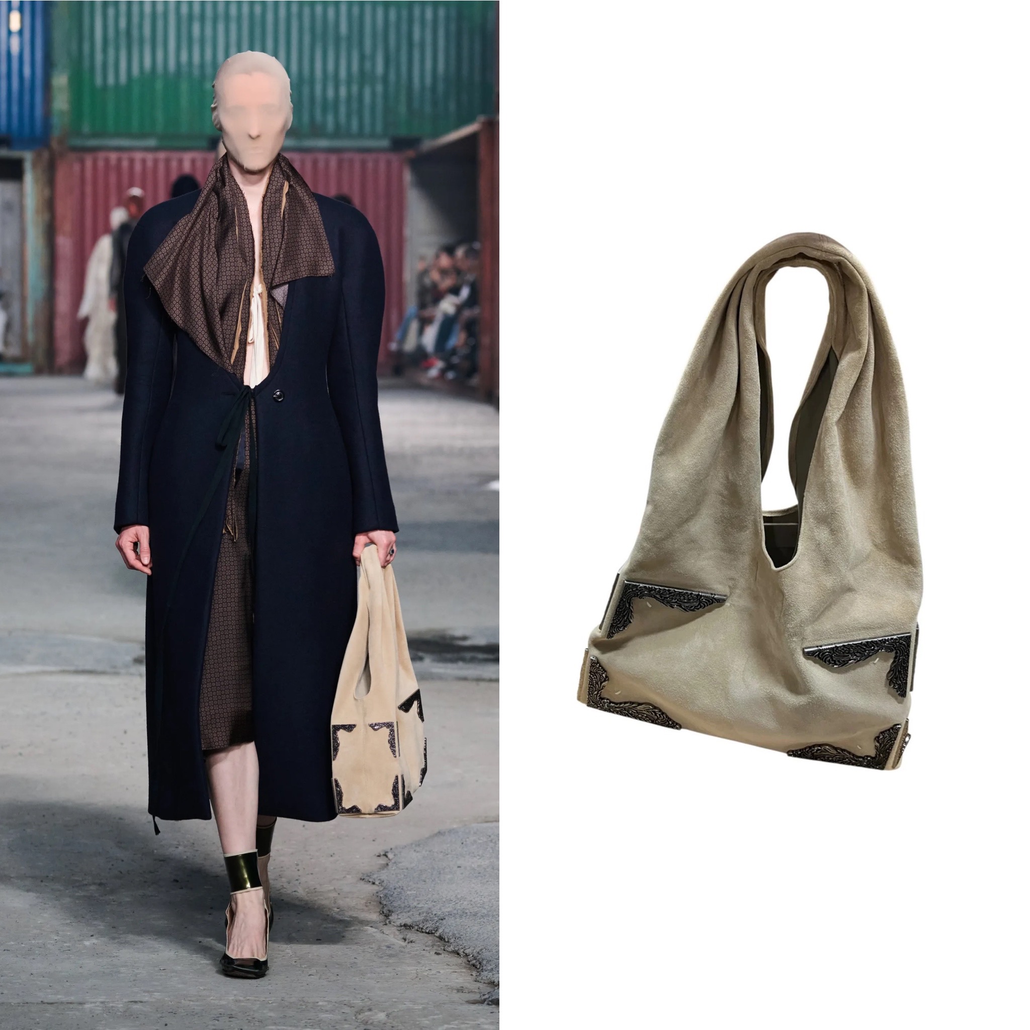 Maison Margiela 26aw 麂皮tote包